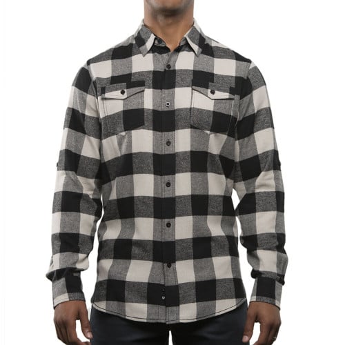 Burnside Men's Plaid Flannel Shirt