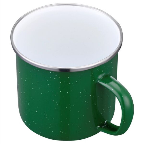 Imari 16OZ Speckled Enamel Mug With Stainless Steel Rim