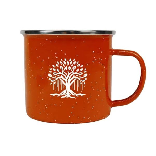 Imari 16OZ Speckled Enamel Mug With Stainless Steel Rim
