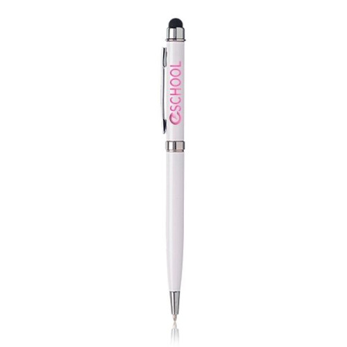 Slim Executive Metal Pen with Stylus