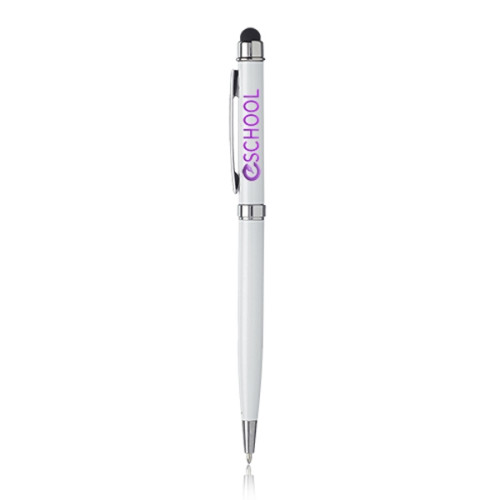 Slim Executive Metal Pen with Stylus