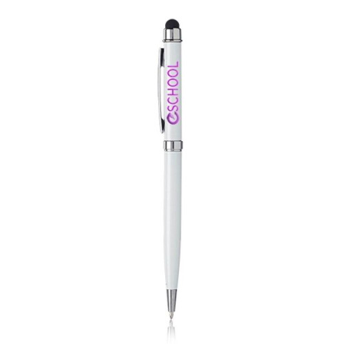 Slim Executive Metal Pen with Stylus