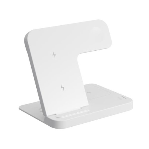 3-in-1 Foldable 15W Fast Wireless Charging Stand for Cell Ph
