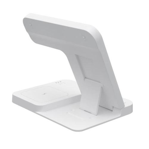 3-in-1 Foldable 15W Fast Wireless Charging Stand for Cell Ph