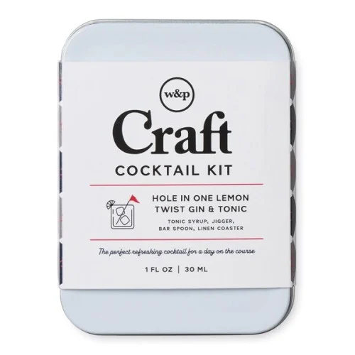 W&P Hole In One Lemon Twist Gin & Tonic Craft Cocktail Kit