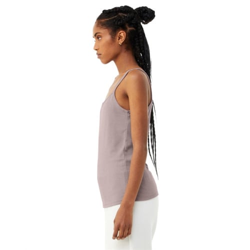 Ladies' Micro Rib Spaghetti Strap Tank