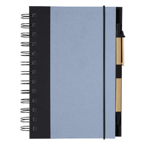ECO-INSPIRED SPIRAL NOTEBOOK & PEN
