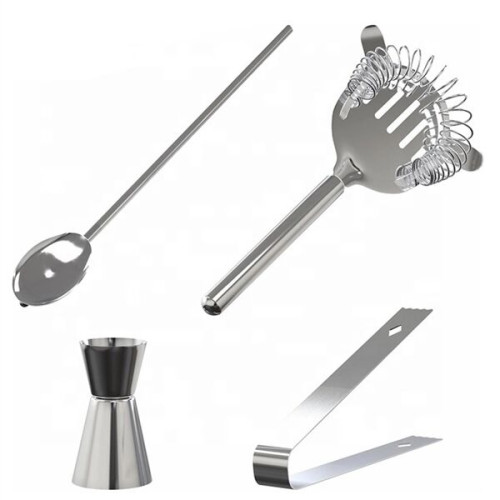 WineVault 5-Piece Cocktail Stainless Steel Essentials Shaker