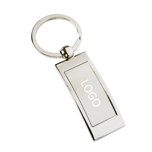 Rectangle Metal Keychains