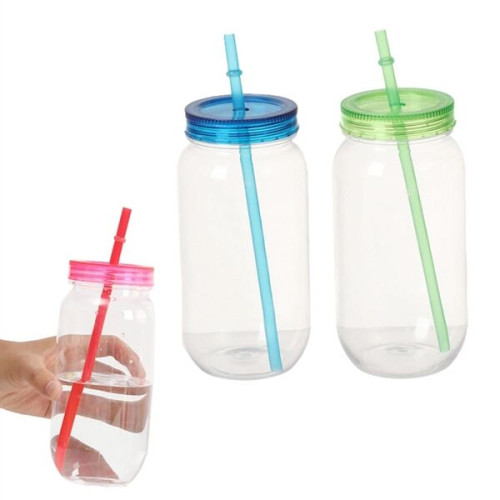 25 oz Plastic Mason Jar