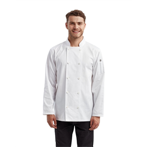 Unisex Long-Sleeve Recycled Chef's Coat