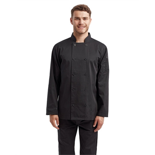 Unisex Long-Sleeve Recycled Chef's Coat
