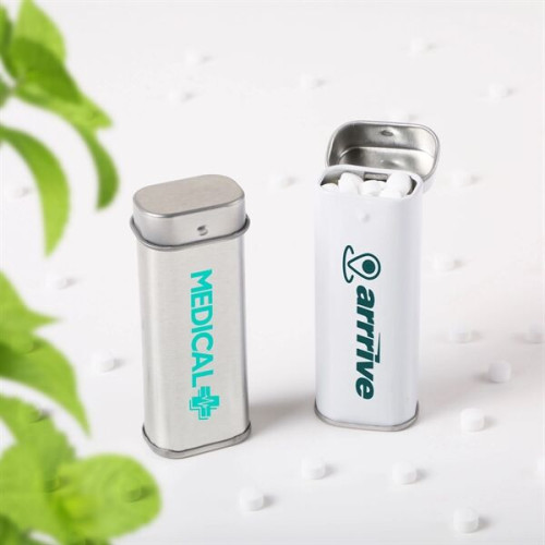 Tall Mini Mints Tin Container