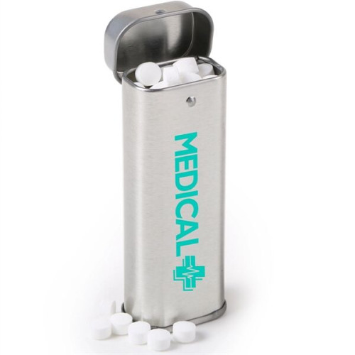 Tall Mini Mints Tin Container