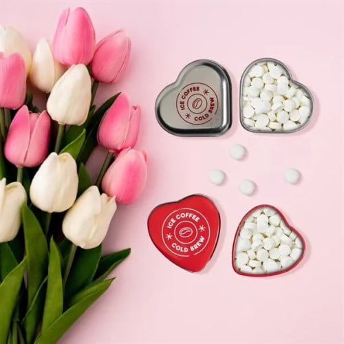 Small Heart Shaped Mint Tin