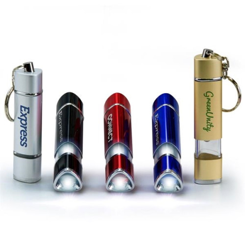 Triangle Lantern Flashlight Keychain