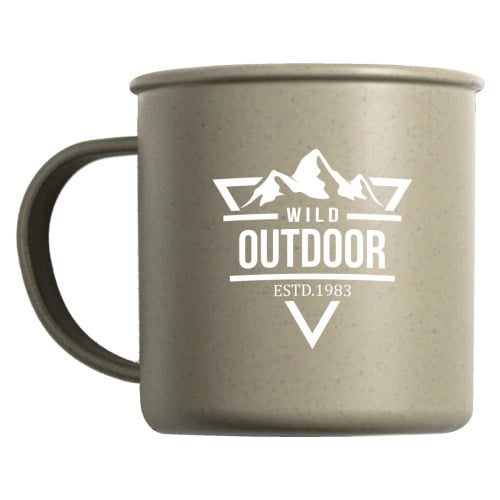 18 Oz Wheat Cup With Handle
