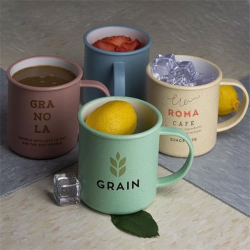 18 Oz Wheat Cup With Handle