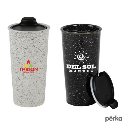 Perka® Salento 14 oz. Double Wall Ceramic Tumbler