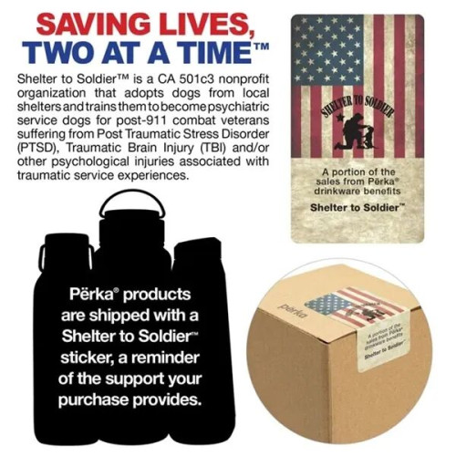 Perka® Salento 14 oz. Double Wall Ceramic Tumbler