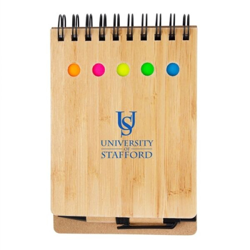 Ridgecrest 3-in-1 Bamboo Jotter w/Pen