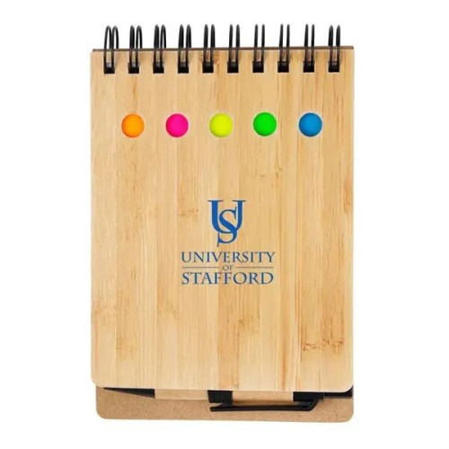 Ridgecrest 3-in-1 Bamboo Jotter w/Pen