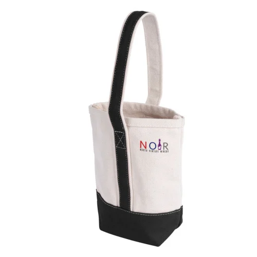 Deux Wine Bottle Tote Bag