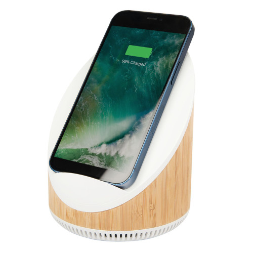 Edgewood Bamboo Speaker & Wireless Charger