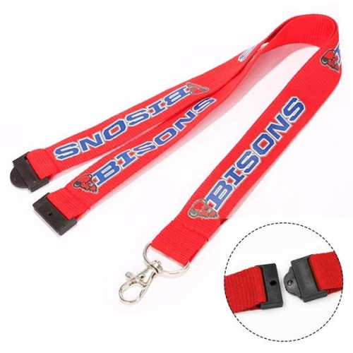 1/2" Polyester Lanyards with Safety Breakaway Badge Holder