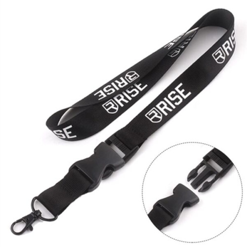 Custom 3/4" Polyester Lanyards w/ Detachable Buckle Release