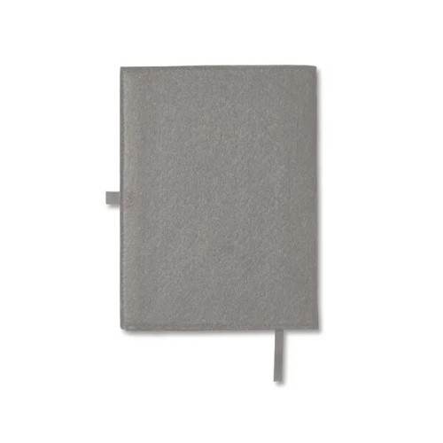 Felt Cover With Refillable Journal Notebook 6.5" X 8.7"