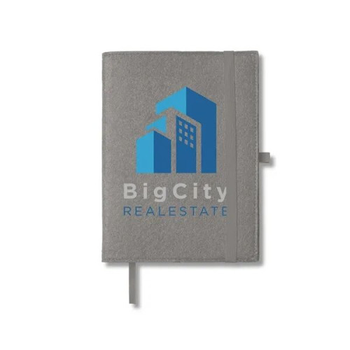 Felt Cover With Refillable Journal Notebook 6.5" X 8.7"