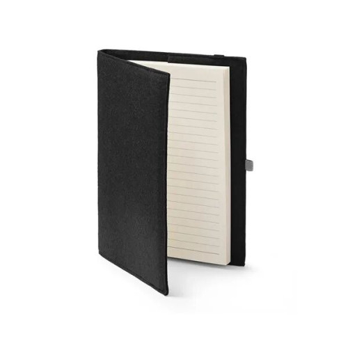 Felt Cover With Refillable Journal Notebook 6.5" X 8.7"
