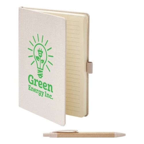 econscious Hemp Journal Notebook & Pen 6" X 8.0125"