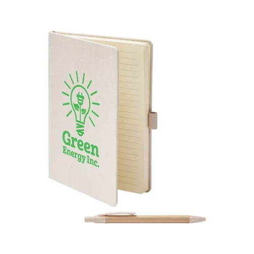 econscious Hemp Journal Notebook & Pen 6" X 8.0125"