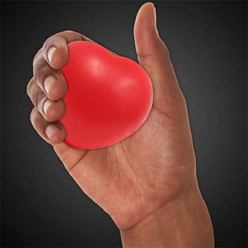 Red Heart Shaped Stress Balls