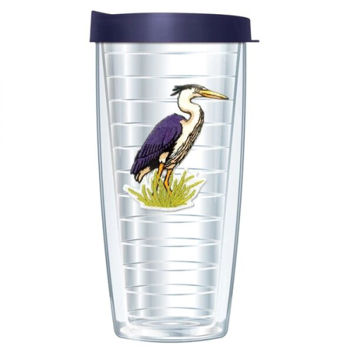 Made in USA 24 oz BPA free Tumbler w/ Stitched Emblem Patch