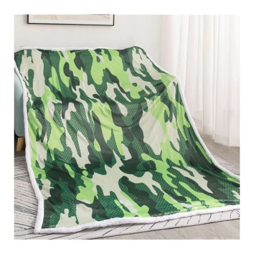 50x80 Sherpa Plush Crystal Velvet Throw Sublimation Blanket