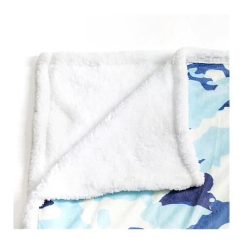 50x80 Sherpa Plush Crystal Velvet Throw Sublimation Blanket