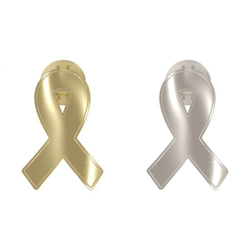 Awareness Ribbon Lapel Pin - Any Color - Fully Customizable