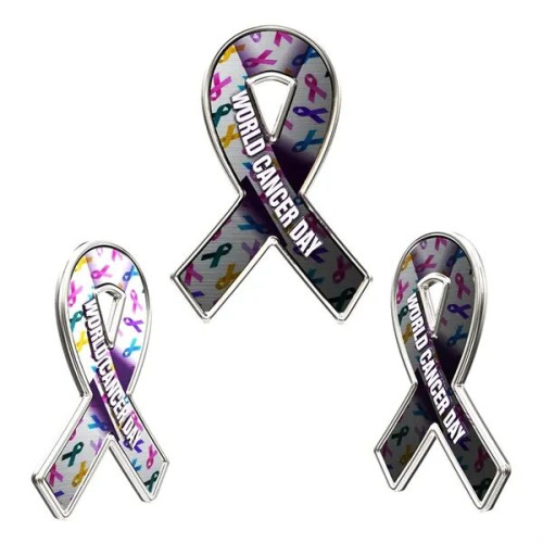 Awareness Ribbon Lapel Pin - Any Color - Fully Customizable