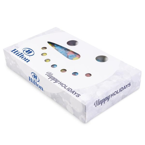 Snowman Diecut Box with 1 lb. of Stock M&M's®