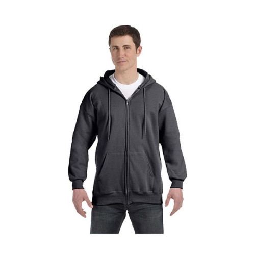 Hanes® Adult 9.7 oz. Ultimate Cotton 90/10 Full-Zip Hoode...