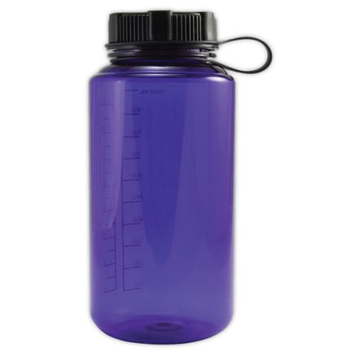 32 oz. BPA free Plastic Water Bottle w/ Tethered lid