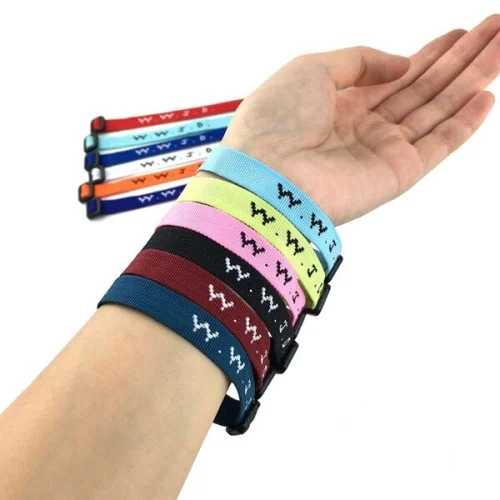 1/2" Jacquard Polyester Event Wristband