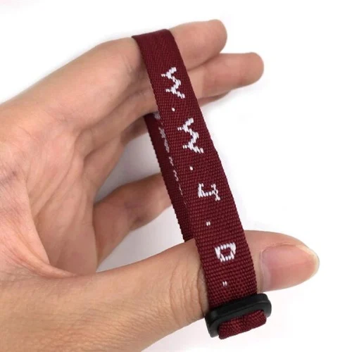 1/2" Jacquard Polyester Event Wristband