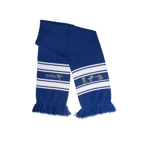 Stripe Knit Scarf.