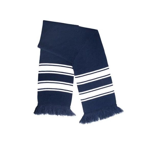 Stripe Knit Scarf.