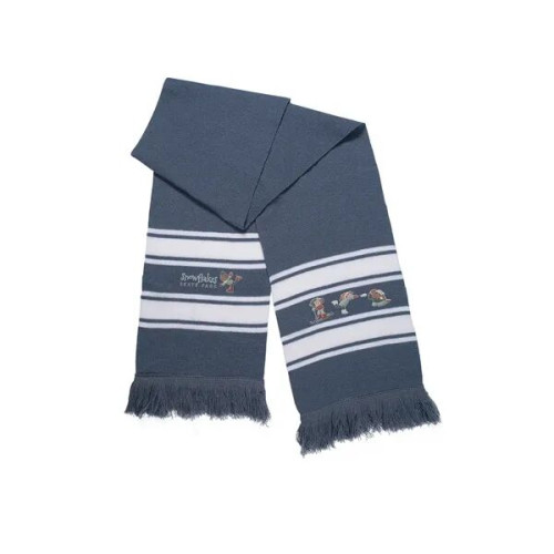 Stripe Knit Scarf.