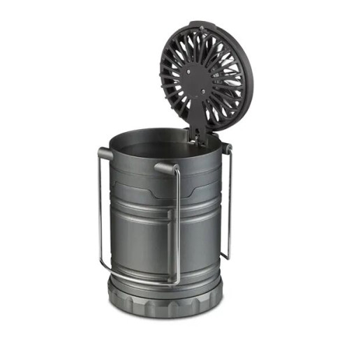Duo Camping Lantern-Style Flashlight And Fan.